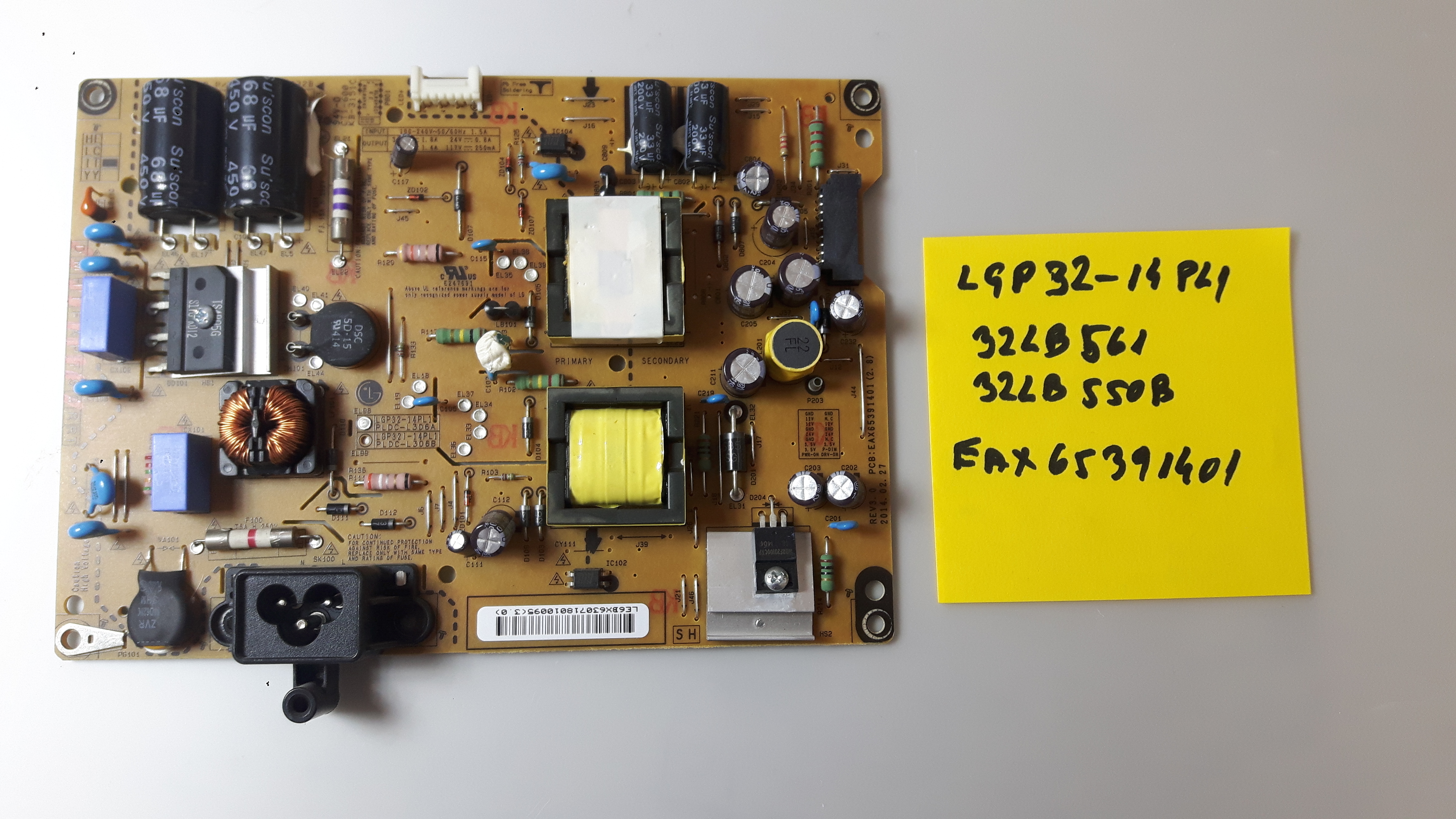 LGP32-14PL1 32LB561 32LB550B