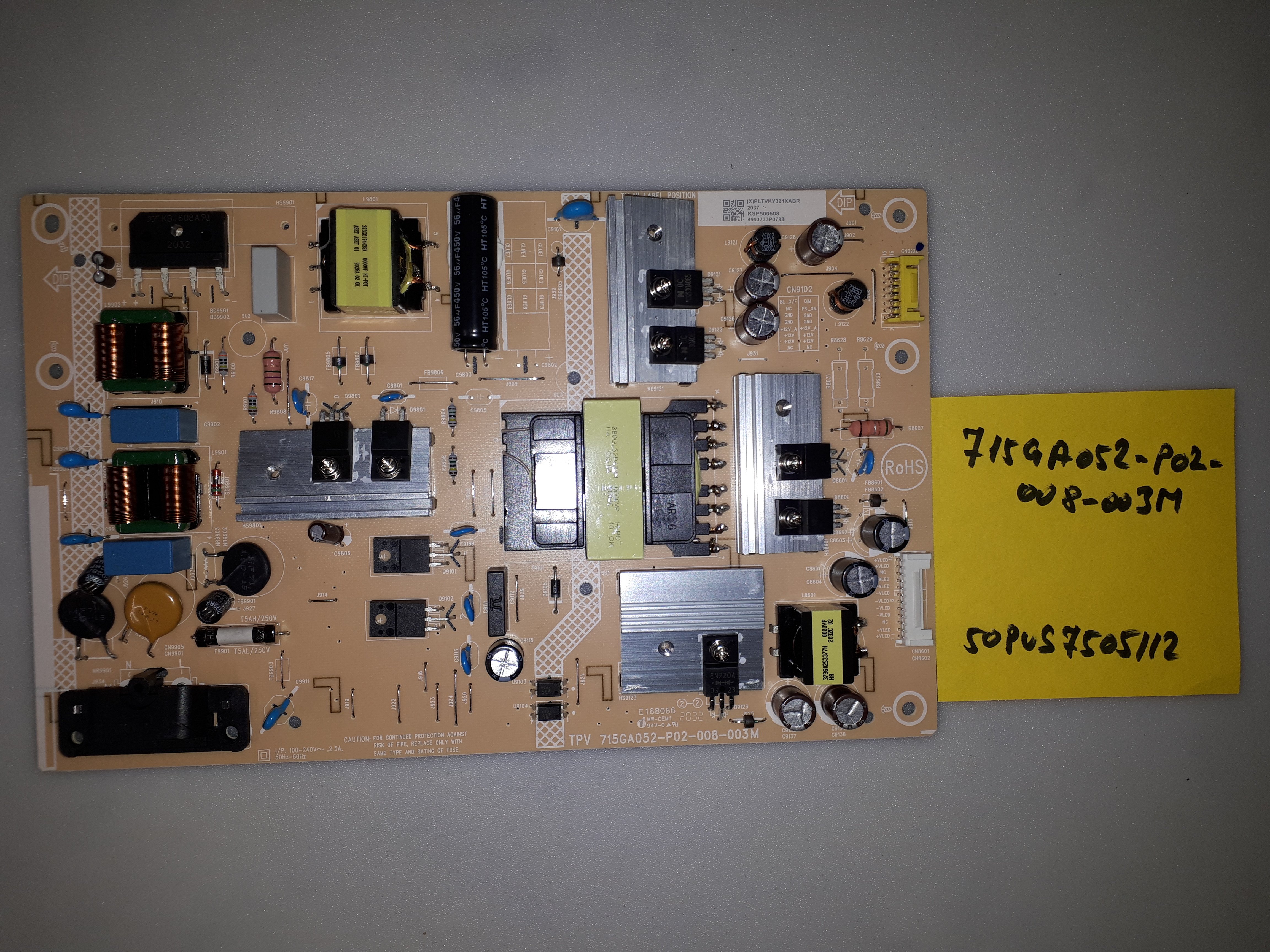 715GA052-P02-008-003M  50PUS7505/12
