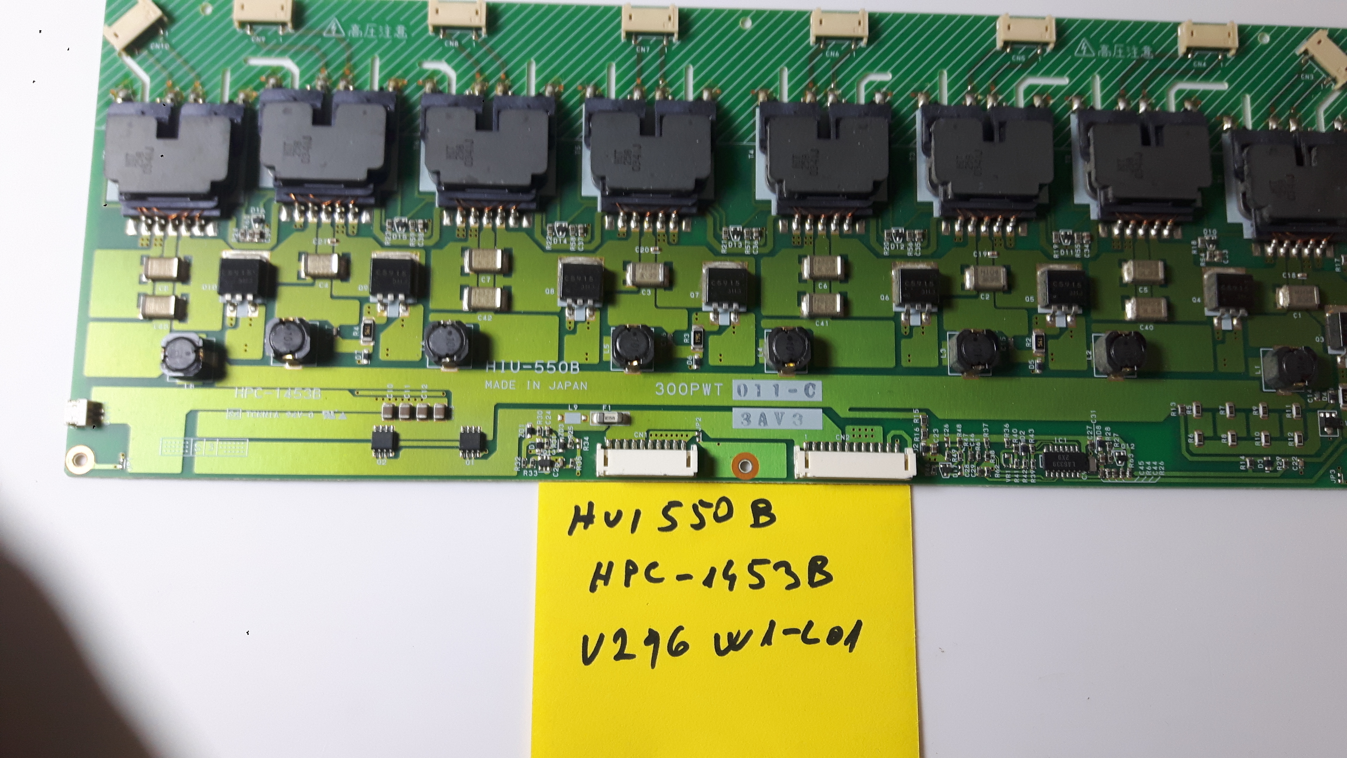 HUI550B  HPC-1453B  V296W1-L01