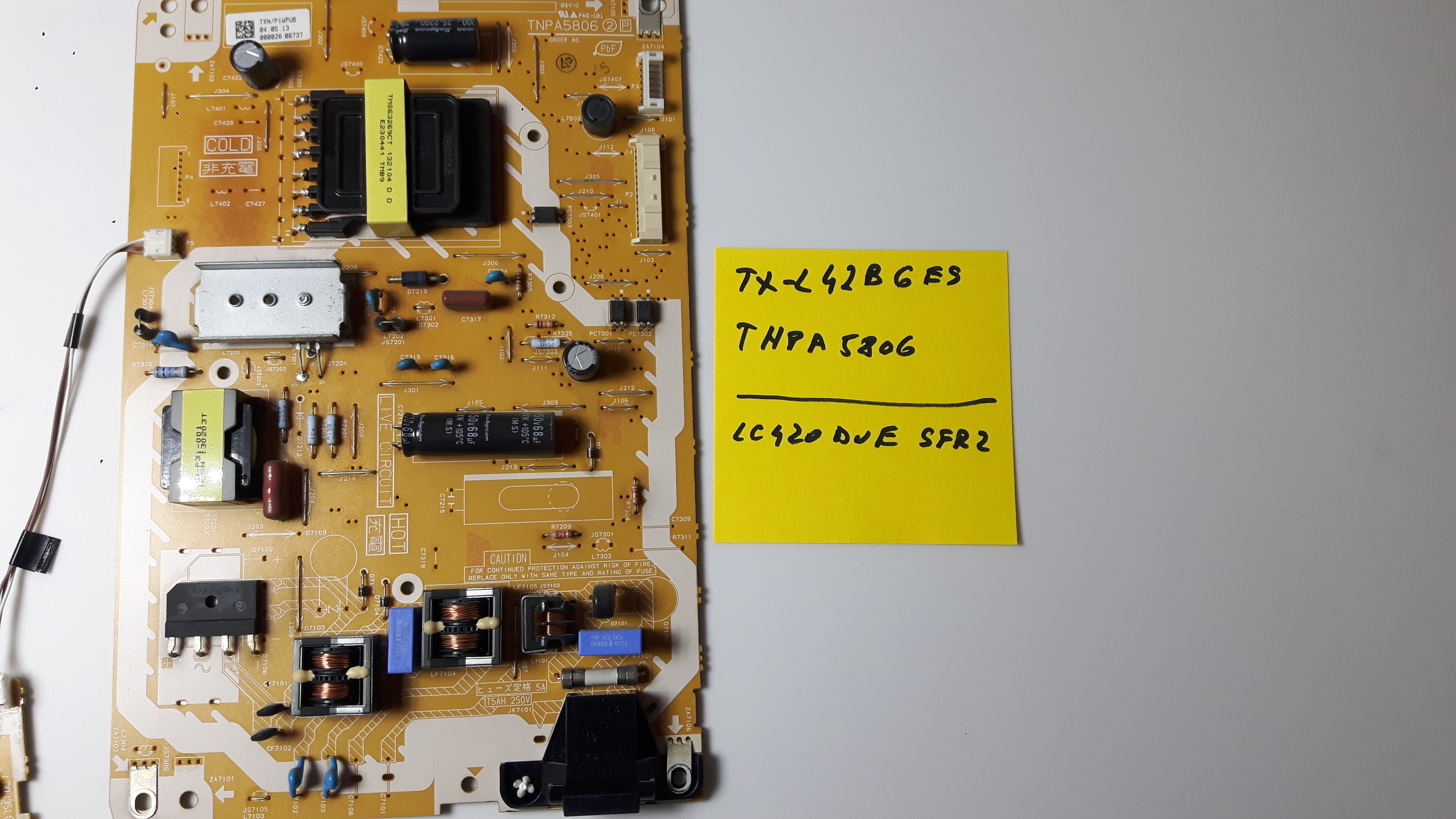 TX-L42B6ES TNPA5806
